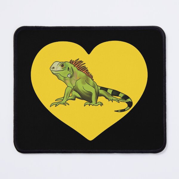 Item preview, Iguana Heart for Iguana Lovers, Yellow designed and sold by Mochi-Merch.