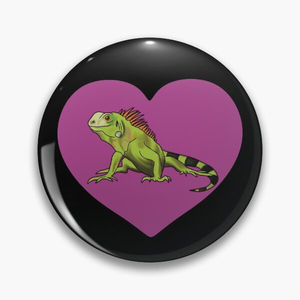 Item preview, Iguana Heart for Iguana Lovers, Purple designed and sold by Mochi-Merch.