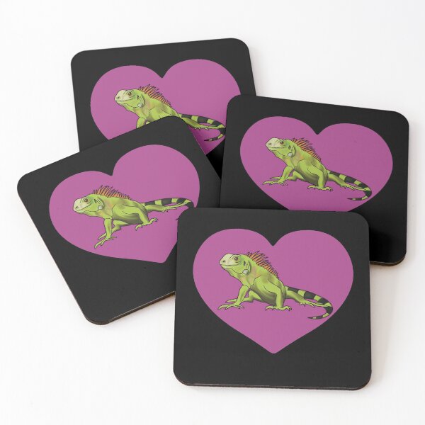 Item preview, Iguana Heart for Iguana Lovers, Purple designed and sold by Mochi-Merch.