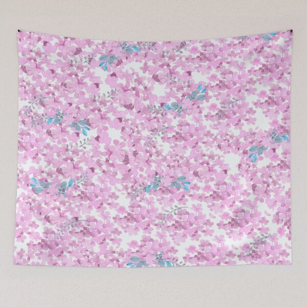 Aperçu de l'œuvre Couleur rose clair Fleurs Art créée et vendue par Tshirtstory.