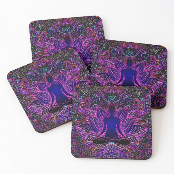 Item preview, Psychedelic Lotus Meditation (Dark) designed and sold by MundaneVestment.
