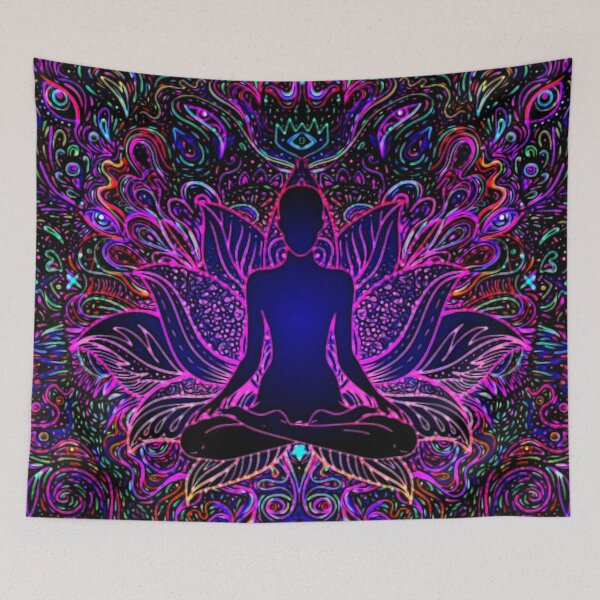 Item preview, Psychedelic Lotus Meditation (Dark) designed and sold by MundaneVestment.