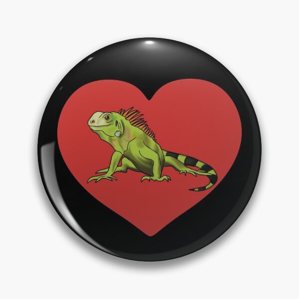Item preview, Iguana Heart for Iguana Lovers, Red designed and sold by Mochi-Merch.