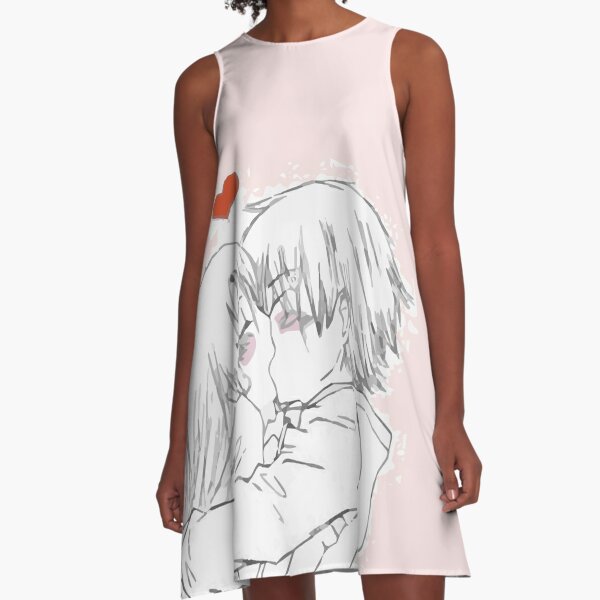 Cute anime love crush A-Line Dress