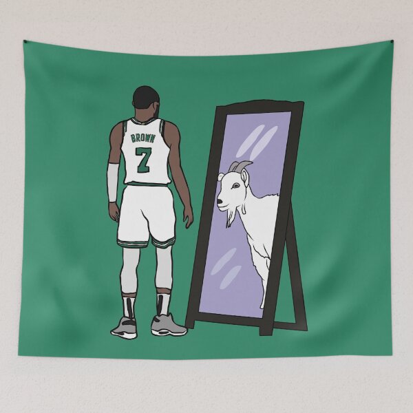 Item preview, Jaylen Brown Mirror GOAT designed and sold by RatTrapTees.