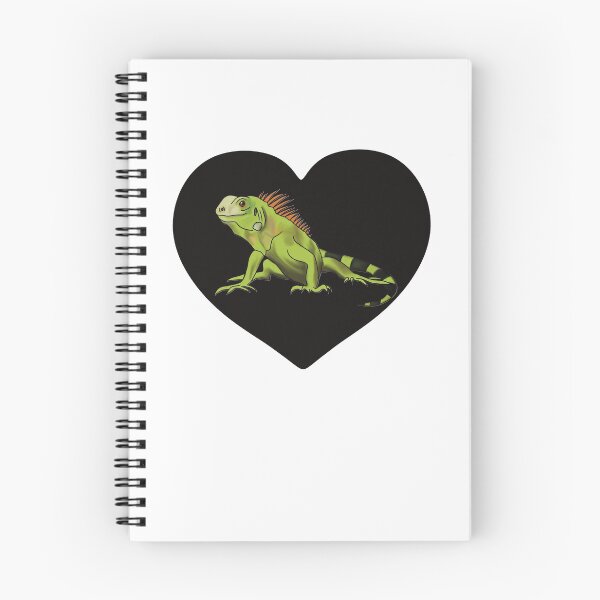 Item preview, Iguana Heart for Iguana Lovers, Black designed and sold by Mochi-Merch.