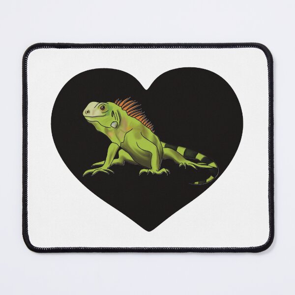Item preview, Iguana Heart for Iguana Lovers, Black designed and sold by Mochi-Merch.