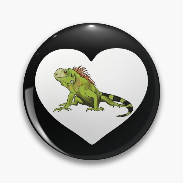 Item preview, Iguana Heart for Iguana Lovers, White designed and sold by Mochi-Merch.