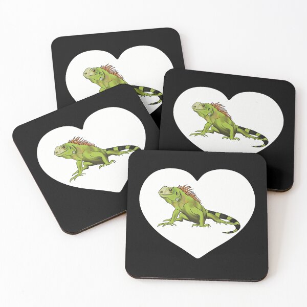 Item preview, Iguana Heart for Iguana Lovers, White designed and sold by Mochi-Merch.