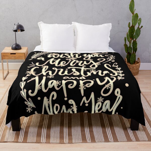 Item preview, Wish You A Merry Christmas And Happy New Year designed and sold by hanyj732.