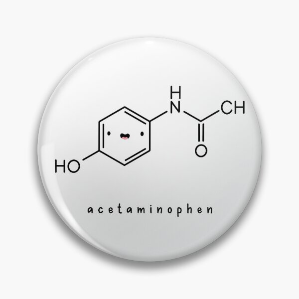 Item preview, Kawaii Acetaminophen Paracetamol Chemical Structure designed and sold by SofiaSava01.