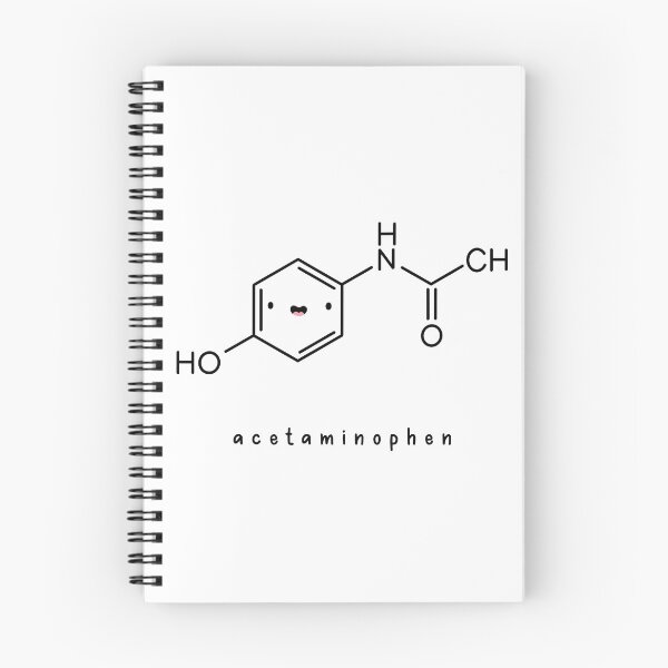 Item preview, Kawaii Acetaminophen Paracetamol Chemical Structure designed and sold by SofiaSava01.