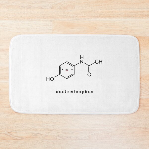 Item preview, Kawaii Acetaminophen Paracetamol Chemical Structure designed and sold by SofiaSava01.