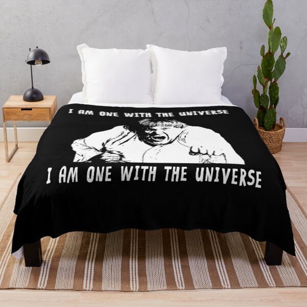 Item preview, I Am One With The Universe Funny Movies White and Black Design designed and sold by RoseDaniel5.