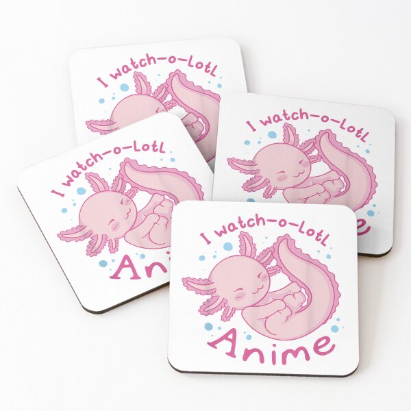 Item preview, I watch a lotl anime, cute axolotl kawaii anime lover designed and sold by Kelly993.