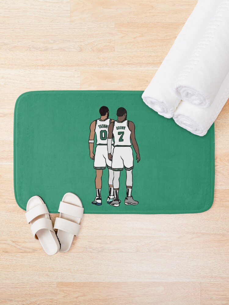 Discover Jayson Tatum and Jaylen Brown Back-To | Bath Mat