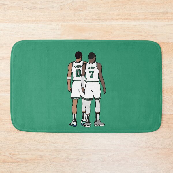Discover Jayson Tatum and Jaylen Brown Back-To | Bath Mat