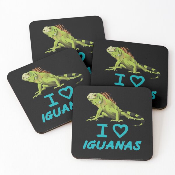 Item preview, I Love Iguanas for Iguana Lovers, Blue designed and sold by Mochi-Merch.