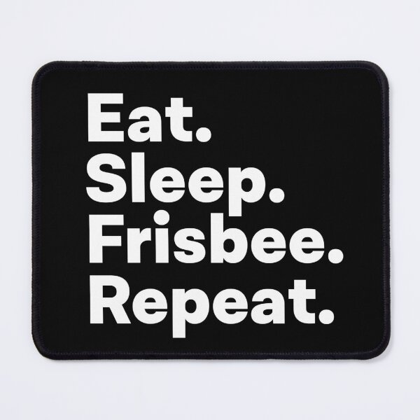 Item preview, Eat Sleep Frisbee Repeat designed and sold by teesaurus.