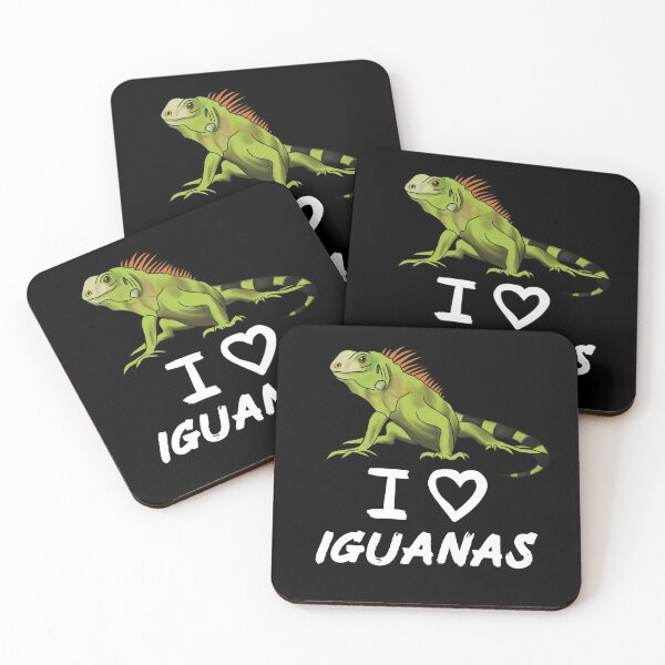 Item preview, I Love Iguanas for Iguana Lovers, White designed and sold by Mochi-Merch.