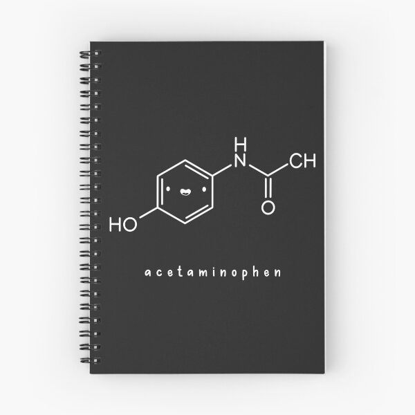 Item preview, Kawaii Acetaminophen Paracetamol Chemical Structure In White designed and sold by SofiaSava01.