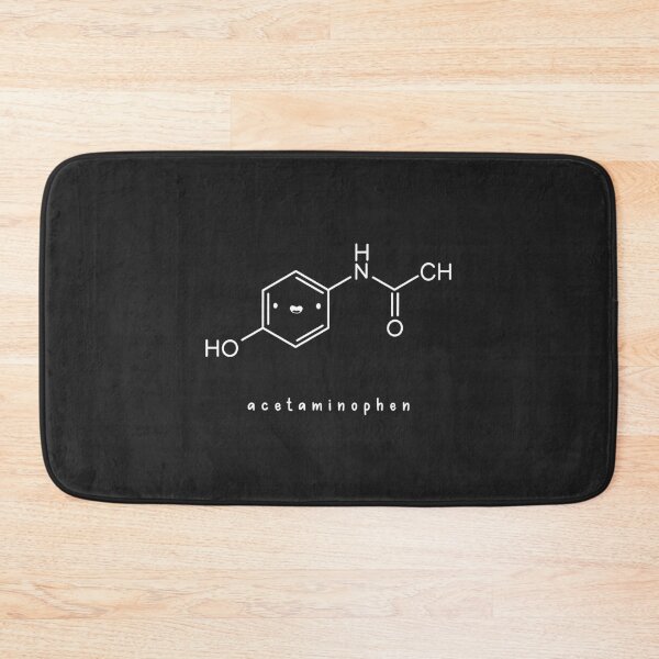 Item preview, Kawaii Acetaminophen Paracetamol Chemical Structure In White designed and sold by SofiaSava01.
