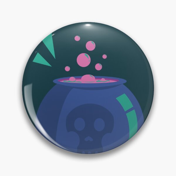 Item preview, Halloween Skull Bubbling Cauldron designed and sold by eks-draws.