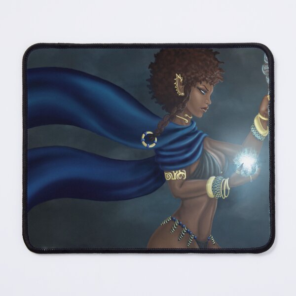 Item preview, Dark Elf- Beautiful Black fantasy art  designed and sold by Shakira Rivers.