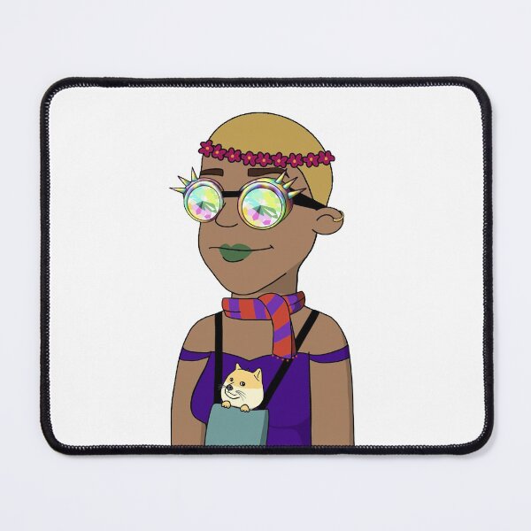 Item preview, CryptoMom #91 wear glasses mother kindly nice Back cat designed and sold by PetTotem.