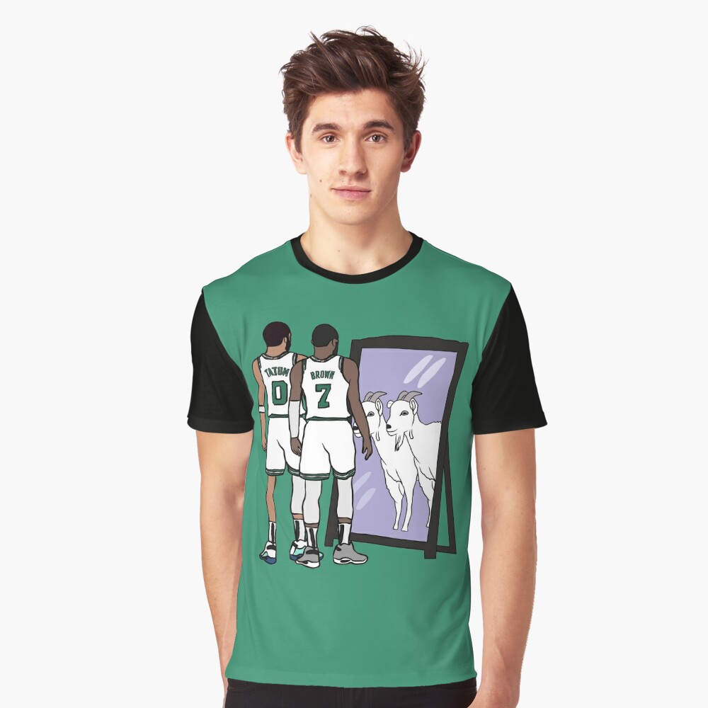 Jayson Tatum and Jaylen Brown Mirror Goats Boston T-Shirt (as1