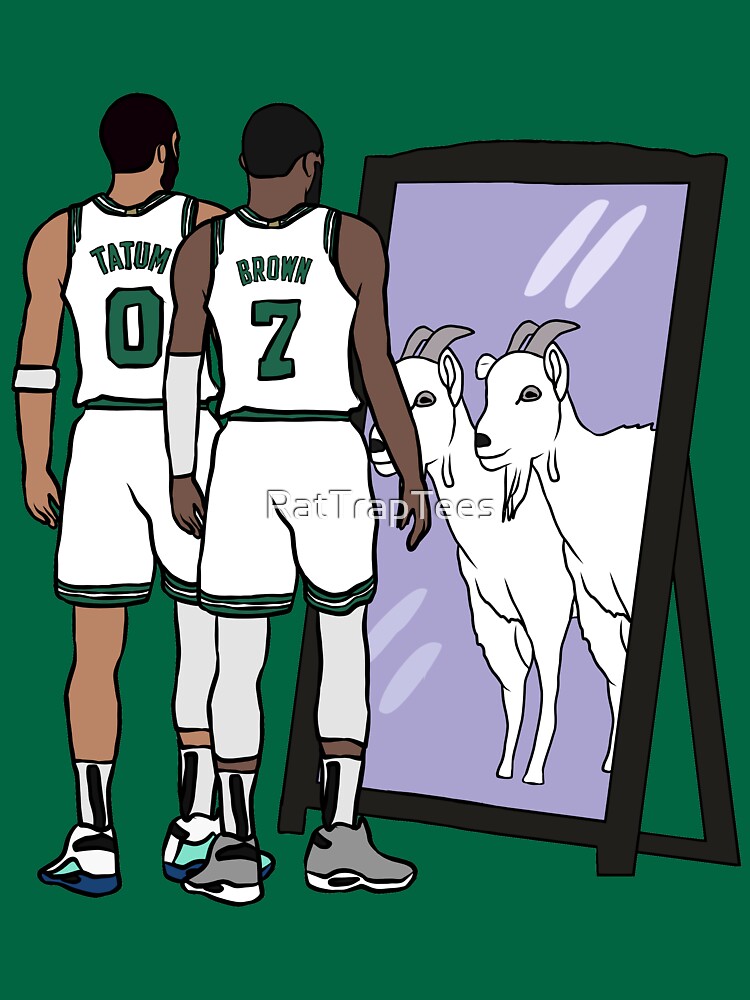 Jayson tatum and jaylen brown mirror goats Boston celtics T-shirts, hoodie,  sweater, long sleeve and tank top