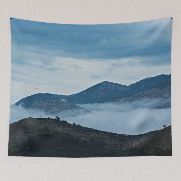Item preview, Hills Clouds Scenic Landscape designed and sold by Anna Lemos.