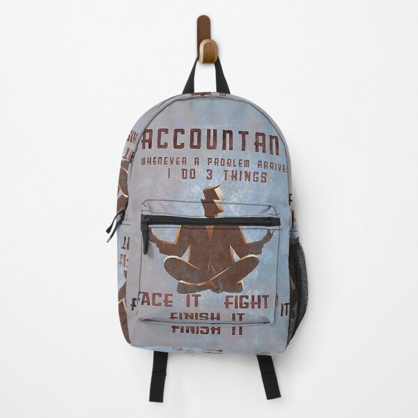 Item preview, Accountant - Accountant whenever a problem arrives i do 3 things face it fight it finish it designed and sold by SimonsonNuala.
