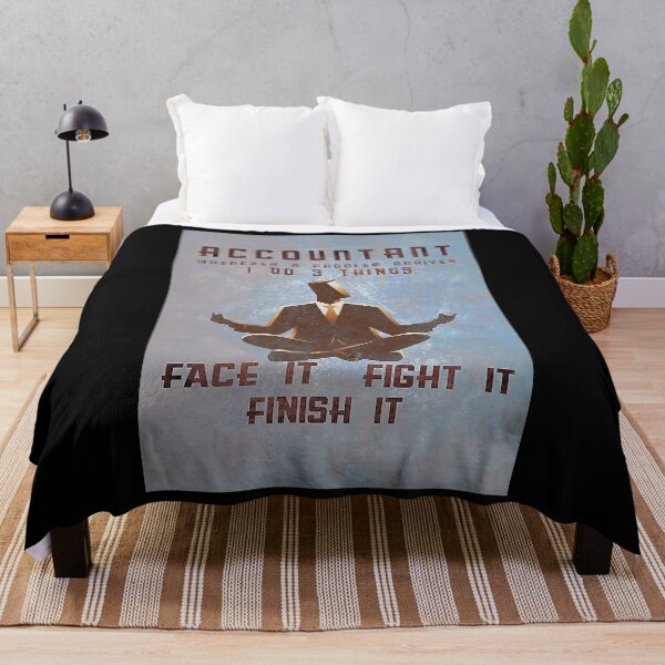 Item preview, Accountant - Accountant whenever a problem arrives i do 3 things face it fight it finish it designed and sold by SimonsonNuala.
