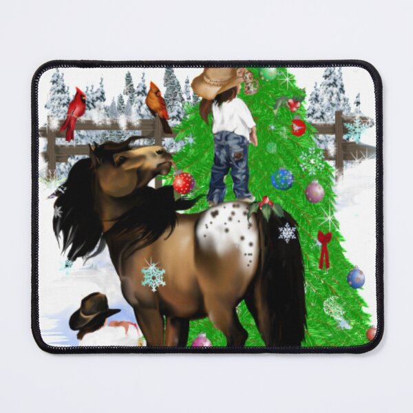 Item preview, A horse and a Kid Christmas designed and sold by SagesZ.