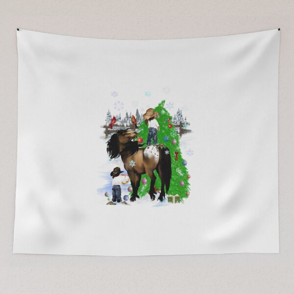 Item preview, A horse and a Kid Christmas  designed and sold by SagesZ.