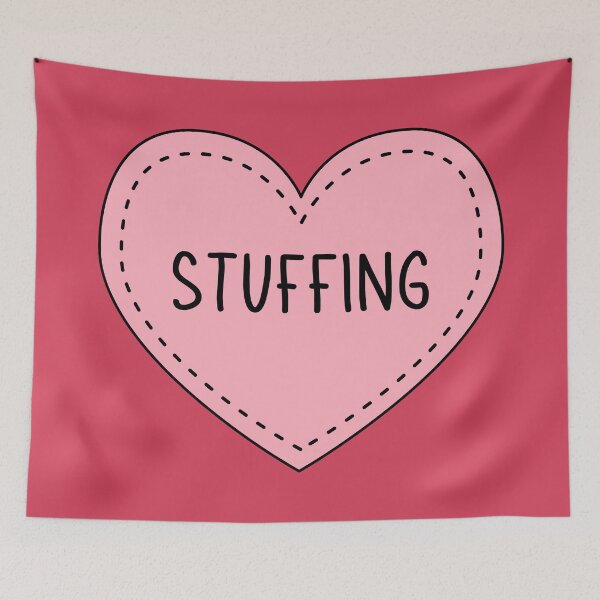 Item preview, Stuffing Cute Pink Heart Stitches Christmas Food designed and sold by cashewdays.