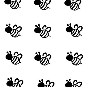 Artwork thumbnail, Mini Bees Sheet - Little Bees Sticker Pack ( 12 ) by Fatamimosh