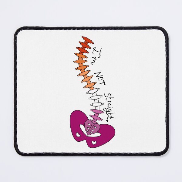 Item preview, Not Straight - Lesbian designed and sold by WhiteRabbitZero.