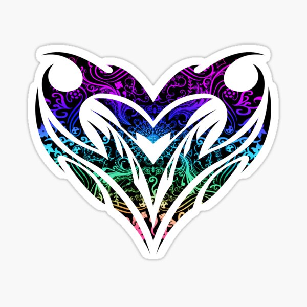 Item preview, Trippy Stammes-Herz-Mandala designed and sold by Adamhass.