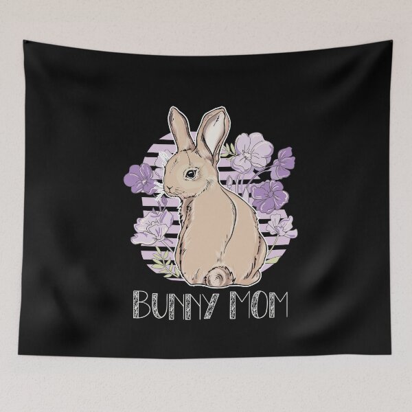 Item preview, Cute Bunny Mom Animal Lovers Pet Owner Rabbit Mom perfect for Easter and Mother's Day designed and sold by MadrigueraSM-.