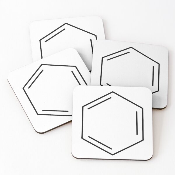 Item preview, Benzene Hydrocarbon Ring In Black designed and sold by SofiaSava01.