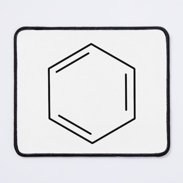 Item preview, Benzene Hydrocarbon Ring In Black designed and sold by SofiaSava01.