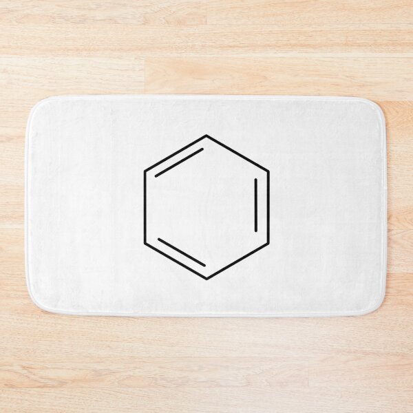 Item preview, Benzene Hydrocarbon Ring In Black designed and sold by SofiaSava01.