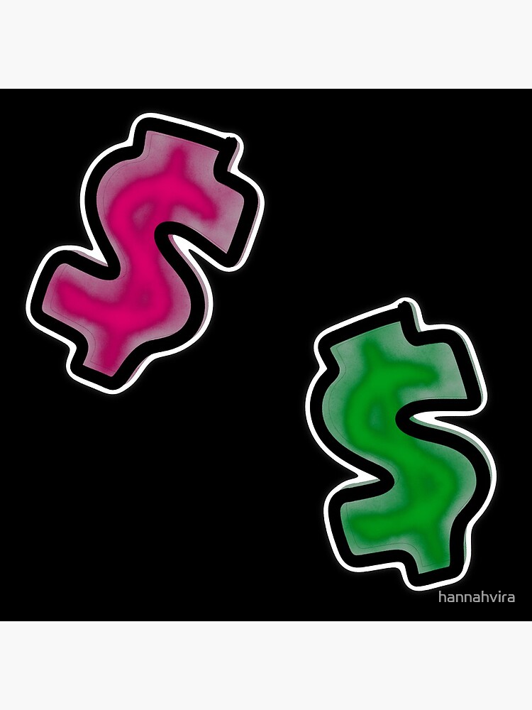 "Graffiti Spray Paint Dollar Sign " Poster for Sale by hannahvira