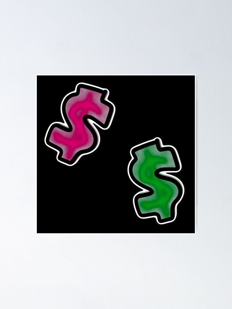 "Graffiti Spray Paint Dollar Sign " Poster for Sale by hannahvira