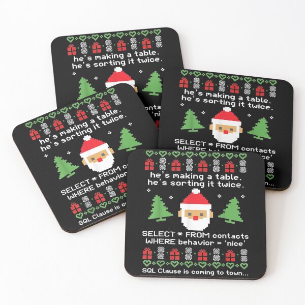 Item preview, Sql Clause Is Coming to Town Funny Christmas  designed and sold by ShopKelliMcKen.