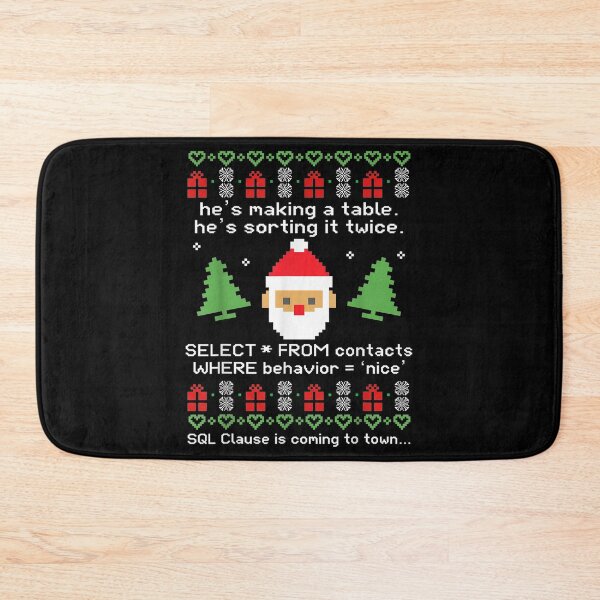Item preview, Sql Clause Is Coming to Town Funny Christmas  designed and sold by ShopKelliMcKen.