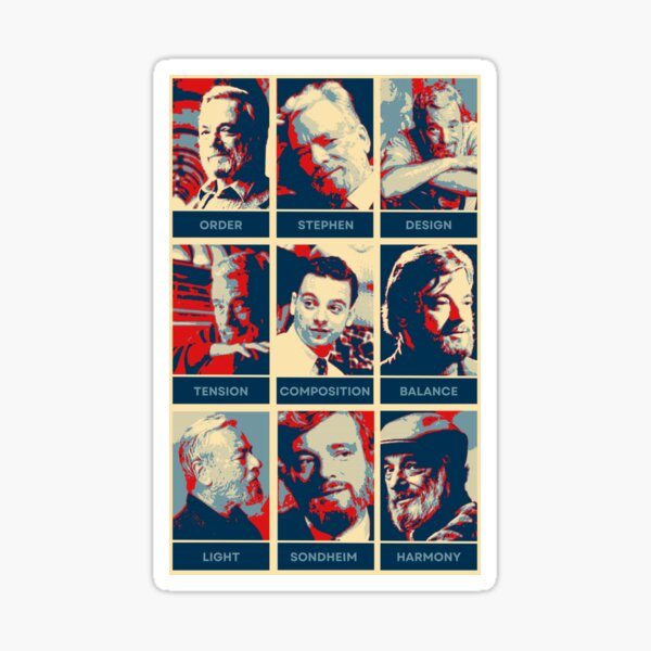 Item preview, Sondheim Tribute, [Fairey/Hope style] Sunday in the Park with George. designed and sold by Maries Crisis Australia Official.