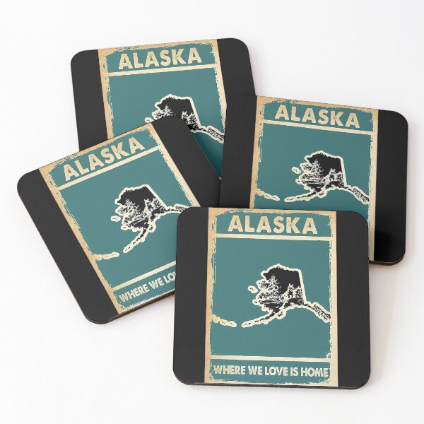 Item preview, ALASKA WHERE WE LOVE IS HOME  designed and sold by SimonsonNuala.